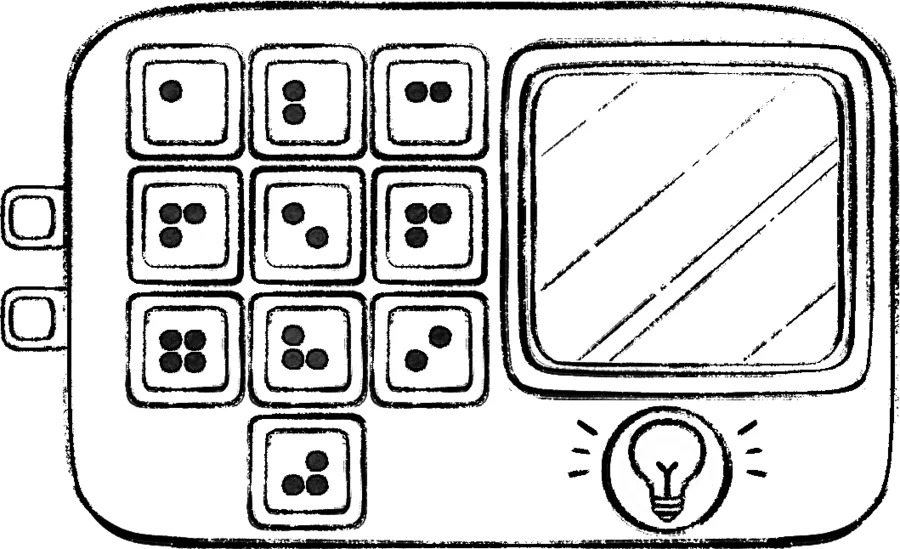 Soundboard button-grid diagram